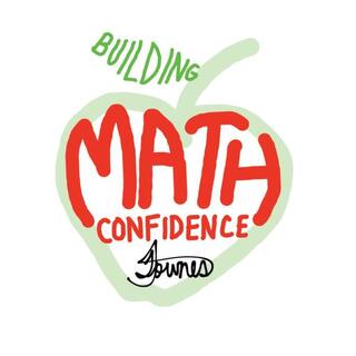 "Building Math Confidence" (in the shape of an apple)